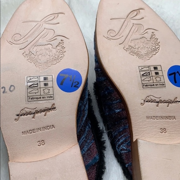 Free People Velvet Butterfly Effect Mules - Picture 7 of 7